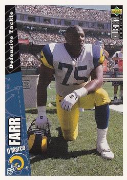 D'Mao Farr St. Louis Rams 1996 Upper Deck Collector's Choice NFL #192